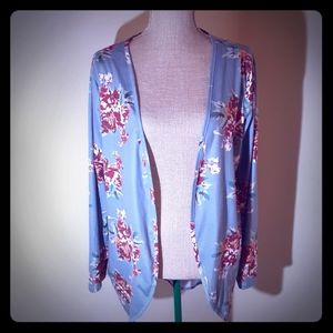Mea eor open front floral summer jacket